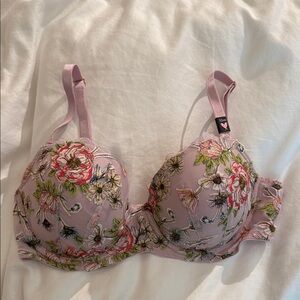 Victoria's Secret Pink Floral Bra